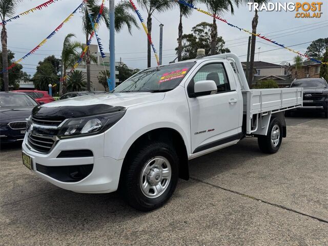 2017 HOLDEN COLORADO LS RGMY18 CAB CHASSIS