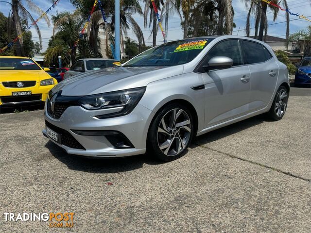 2016 RENAULT MEGANE GT BFB HATCHBACK