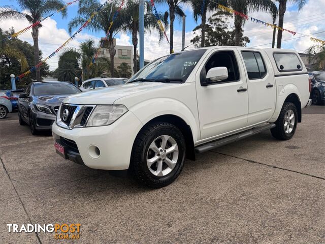 2013 NISSAN NAVARA ST D40S6MY12 UTILITY