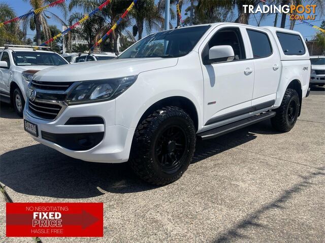 2018 HOLDEN COLORADO LS RGMY18 CAB CHASSIS