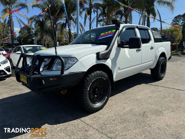 2012 NISSAN NAVARA ST X D40S5MY12 UTILITY