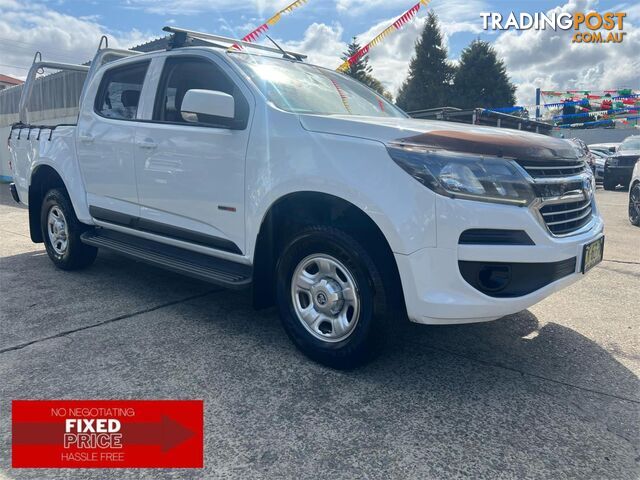 2017 HOLDEN COLORADO LS RGMY17 CAB CHASSIS