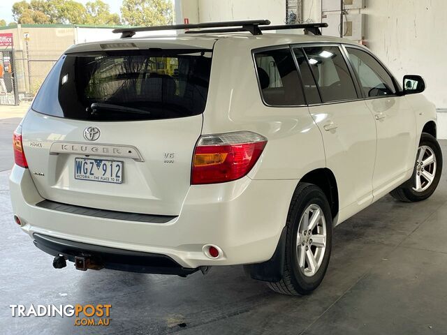 2008 Toyota Kluger 4X2 KX-R GSU40R Automatic 7 Seats Wagon