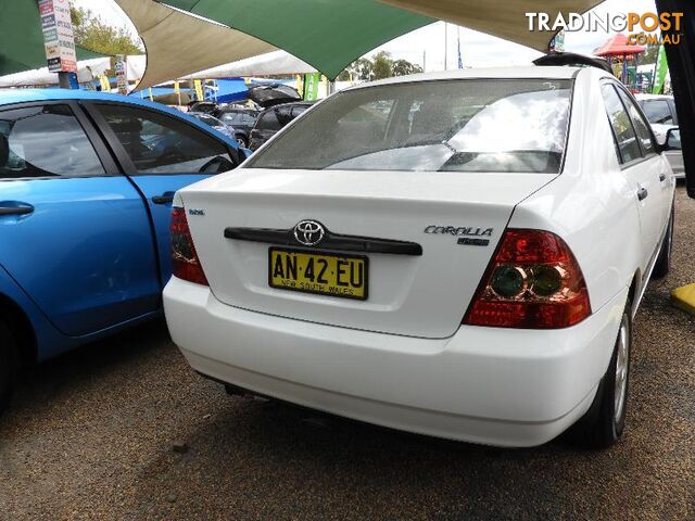 2006  Toyota Corolla Ascent ZZE122R 5Y Sedan - photo 5 of 20