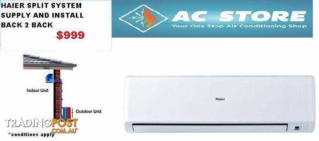 Air Conditioner, Split System Heater and Cooler 2.5kw - photo 3 of 9