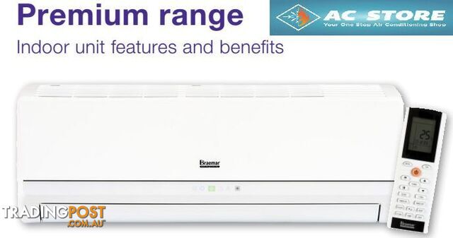 Premium Split System Air Conditioner 2.6kw 5yr warranty