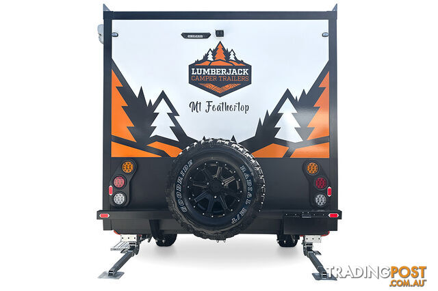 MT FEATHERTOP: CLASSIC WHITE WITH ORANGE DECALS 16FT HARD ROOF FAMILY SIZE HYBRID CARAVAN - photo 4 of 17