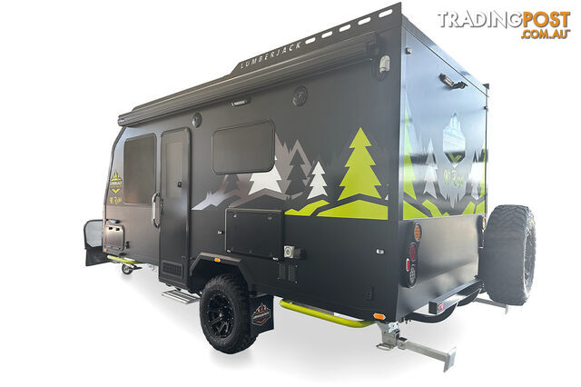 MT ROYAL: CHARCOAL GREY WITH LIME DECALS 16FT HARD ROOF HYBRID CARAVAN - photo 4 of 21