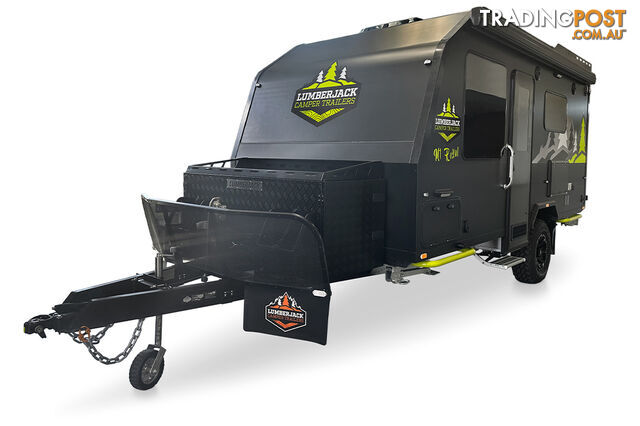 MT ROYAL: CHARCOAL GREY WITH LIME DECALS 16FT HARD ROOF HYBRID CARAVAN - photo 2 of 21