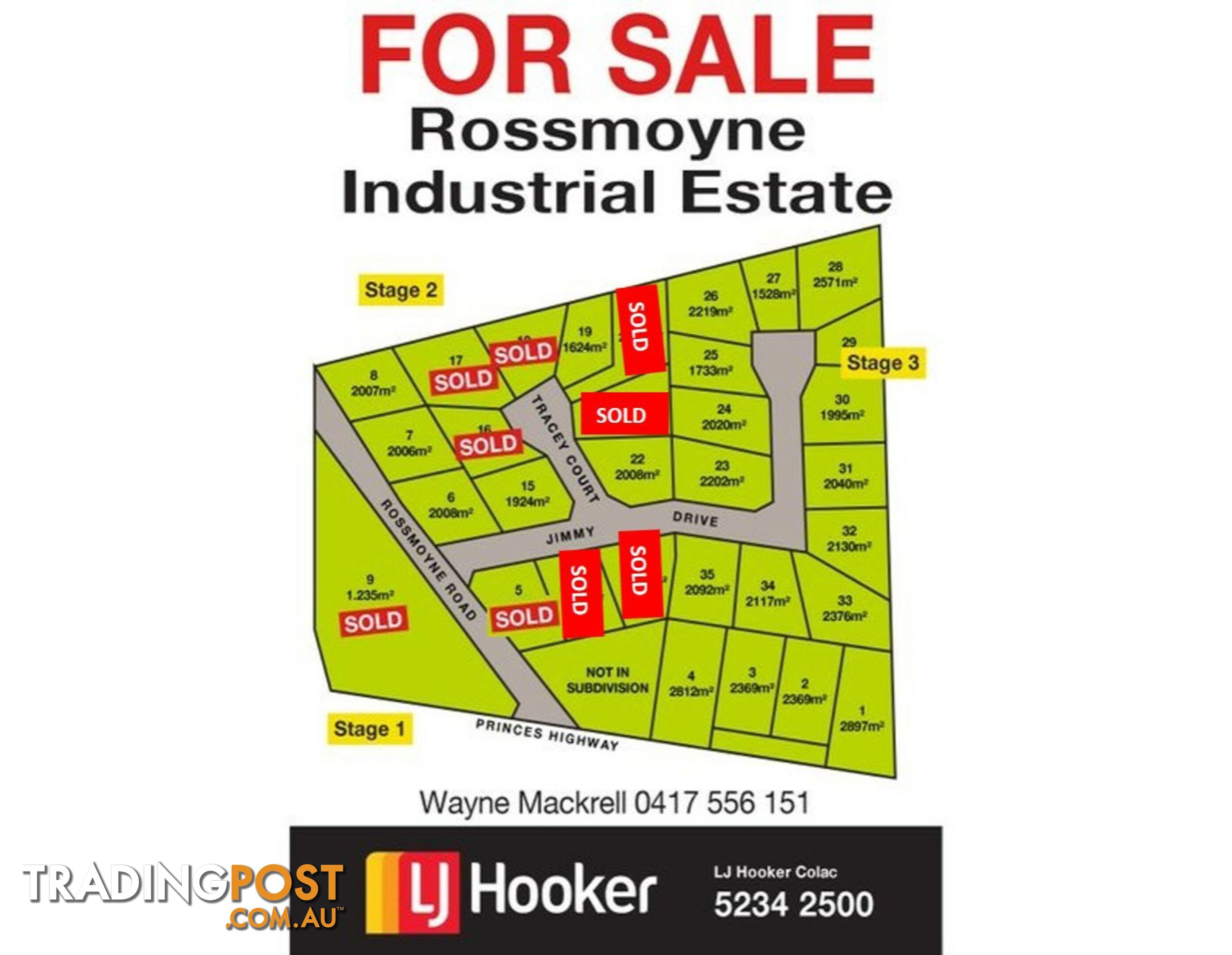 Rossmoyne Industrial Estate COLAC WEST VIC 3250