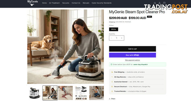 MyGenie Steam Spot Cleaner Pro - photo 4 of 5
