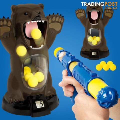 Hungry Bear Shooting Target Game With Sound