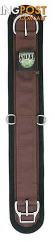 (90cm , Straight, Brown) - Weaver Leather Felt Lined Smart Cinch with Roll Snug Cinch Buckle