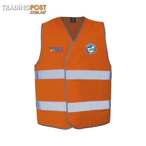 Parramatta Eels NRL HI VIS Safety Work Vest Reflective Shirt ORANGE - 5X Large