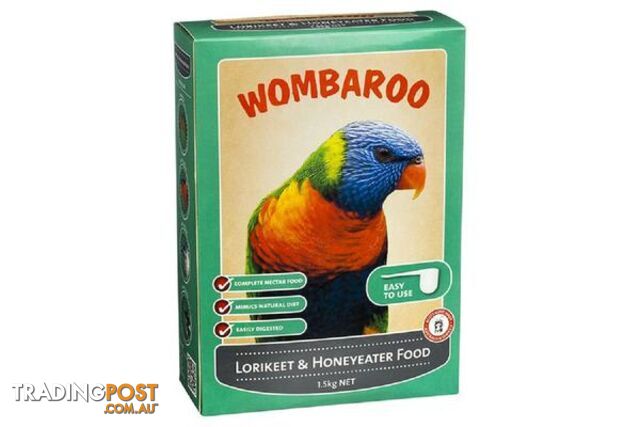 Wombaroo Lorikeet & Honeyeater Food - 300g