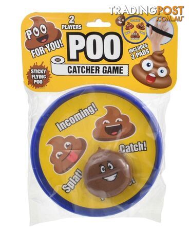 Sticky Poop Pad Catch Game