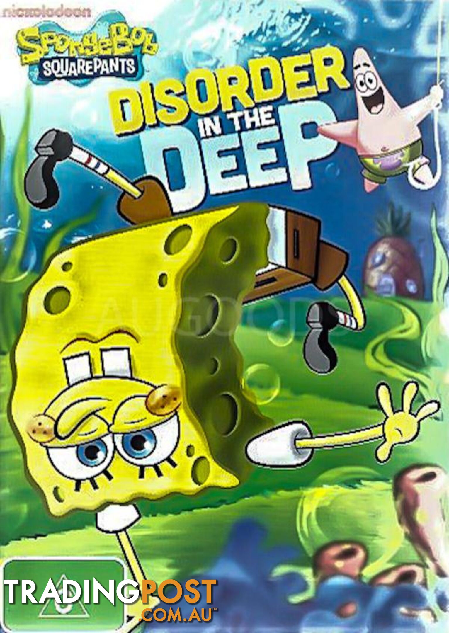 SPONGEBOB SQUAREPANTS: DISORDER IN THE DEEP -DVD Animated New Region 4