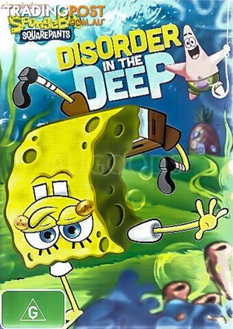 SPONGEBOB SQUAREPANTS: DISORDER IN THE DEEP -DVD Animated New Region 4