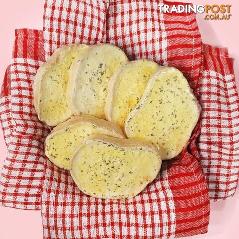 Novelty Garlic Bread Giant Bath Bomb - Lychee Scented