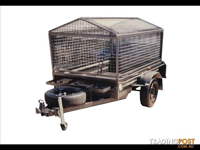 Box Trailer with Cage and Roof (Item 13)