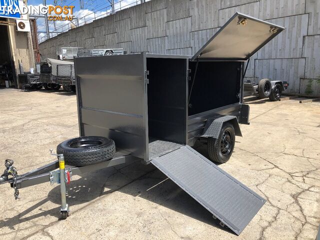 Enclosed Custom Tradesman Trailer, Single Axle with 4 Openings (Item 16) - photo 4 of 4