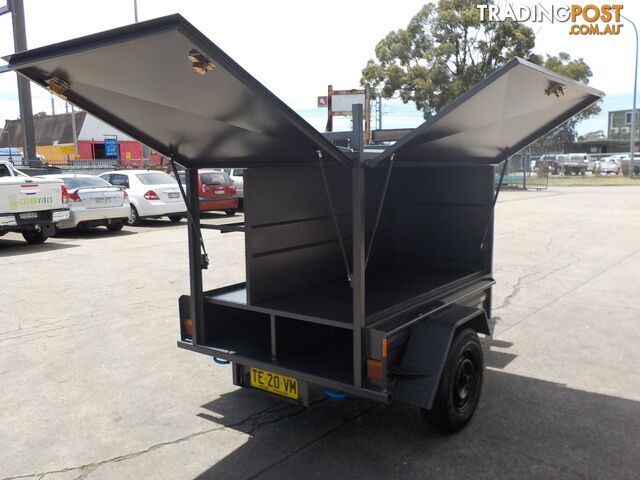 Enclosed Custom Tradesman Trailer, Single Axle with Side and Rear Gate Openings, (Item 160) - photo 5 of 13