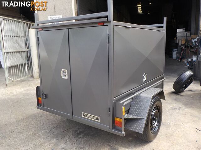 Enclosed Custom Tradesman Trailer, Single Axle with Side and Rear Gate Openings, (Item 160) - photo 2 of 13