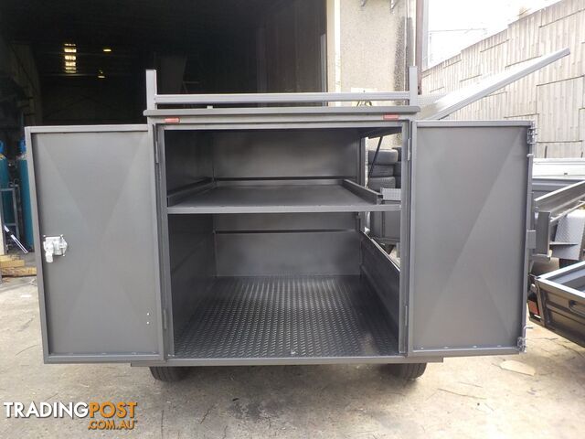 Enclosed Custom Tradesman Trailer, Single Axle with Side and Rear Gate Openings, (Item 160) - photo 3 of 13