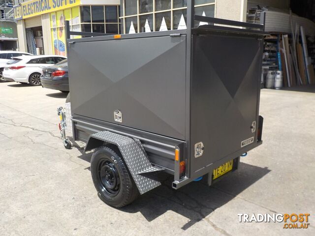 Enclosed Custom Tradesman Trailer, Single Axle with Side and Rear Gate Openings, (Item 160) - photo 4 of 13