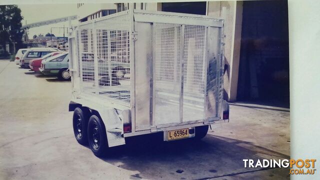 Galvanized Box Trailer with Dual Axle (Item 27) - photo 5 of 6
