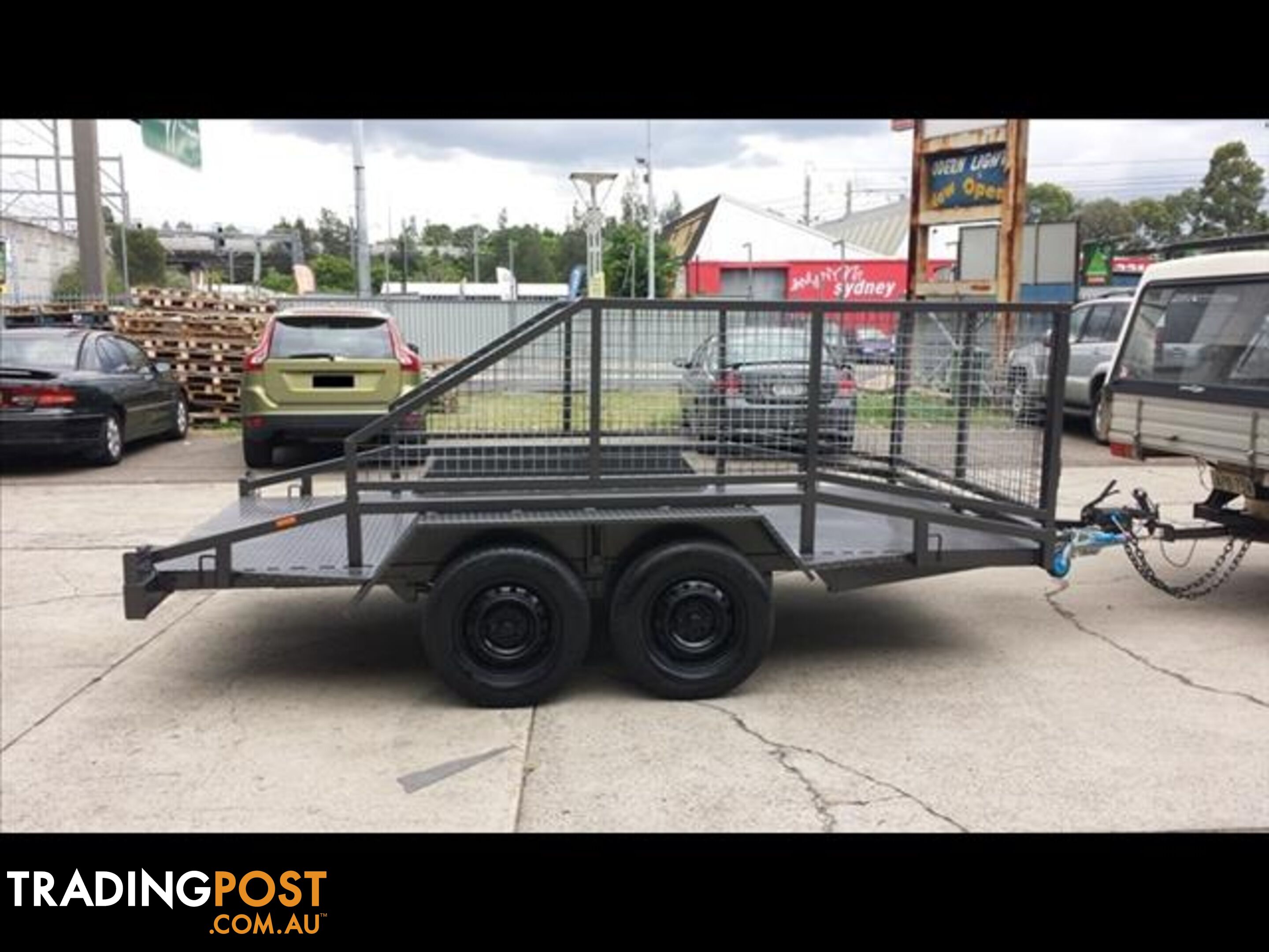 Car Trailer with Cage (Item 144)