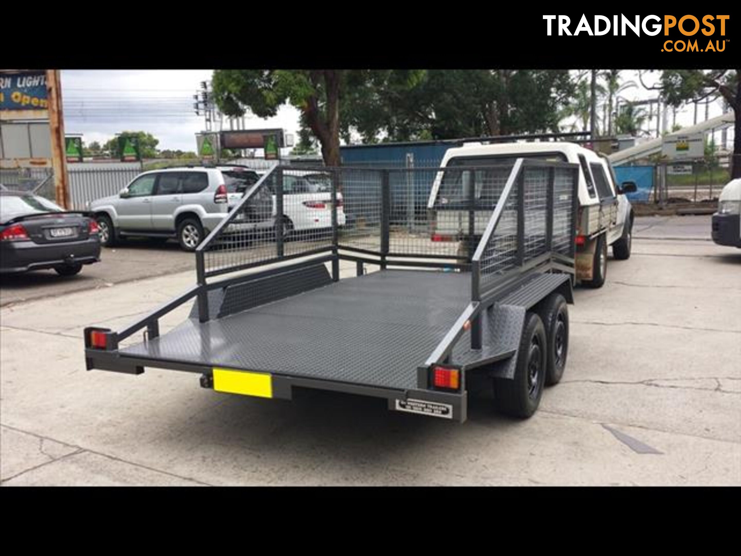 Car Trailer with Cage (Item 144)