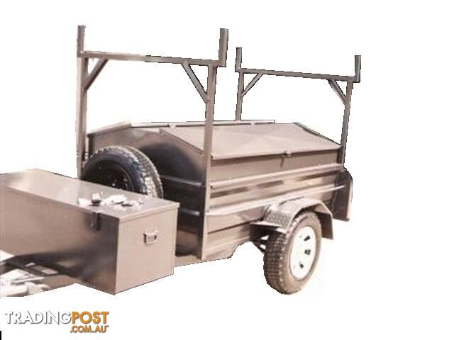 Builders Trailer with Lid - Single Axle (Item 29)