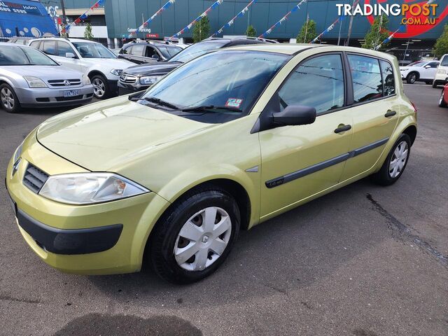 2004 RENAULT MEGANE Dynamique II B84 HATCHBACK