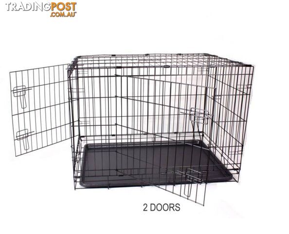 36"PET PLAY Metal Collapsible Cage dog cat Crate safe - photo 3 of 7