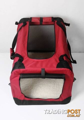 XXXL /L 2 size Red color comfortable portable soft crate Pet Cage - photo 3 of 10