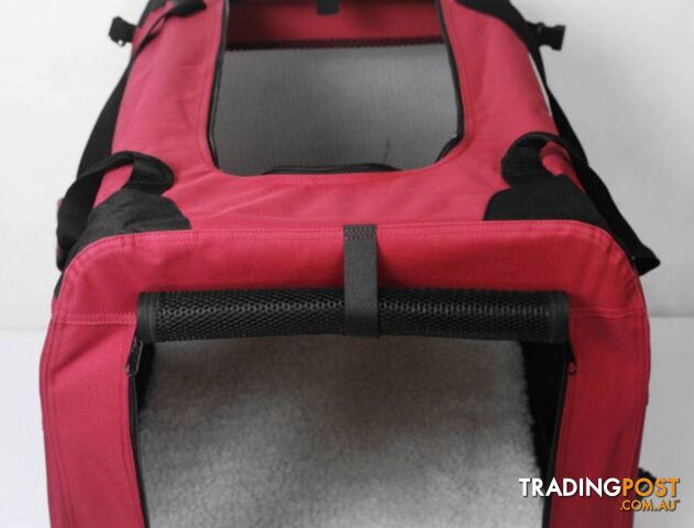 XXXL /L 2 size Red color comfortable portable soft crate Pet Cage - photo 5 of 10