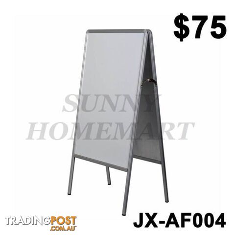 Double Side A Frame Whiteboard Metal Poster Stand A3/4 Adjustable