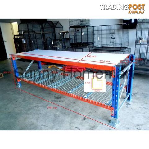 Pallet Racking Work Bench Heavy Duty Packing Bench 2591mm/1372mm - photo 2 of 10
