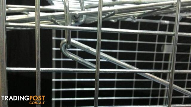 Large HUMANE LIVE ANIMAL TRAP POSSUM RATS CAT RABBIT HARE CATCHER - photo 5 of 6