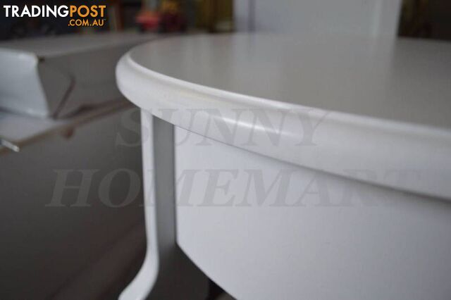 White wooden bed side stand cabinet lamp stand multi-drawers - photo 4 of 10