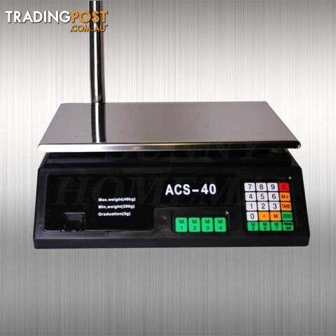 Electronic Digital Price Scale Weigh Platform Shop Postal Kitchen - photo 5 of 10