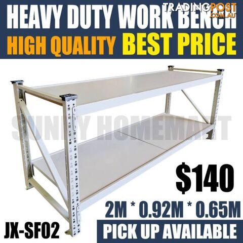 Heavy Duty Steel Work Bench Garage Warehouse Storage Racking 400g