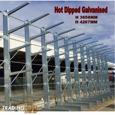 HEAVY DUTY CANTILEVER RACKING STORAGE PALLET RACKING WAREHOUSE - photo 2 of 10