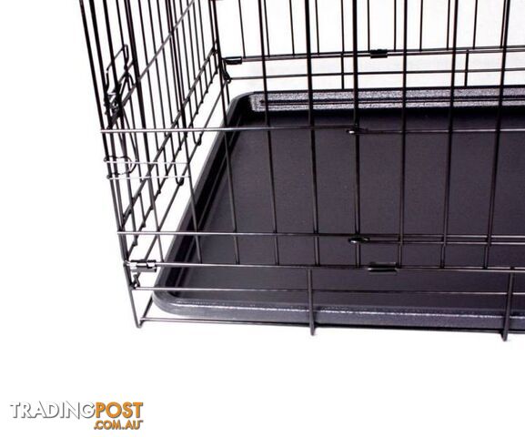 Large 42"Dog Cage PET cat Crate Metal foldable training kennel - photo 5 of 7