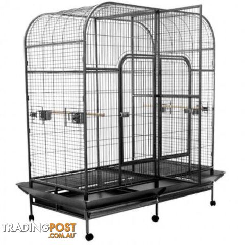 Top Quality Large Dual Double Pet Bird Cage Parrot Cockatoo Twin - photo 2 of 4