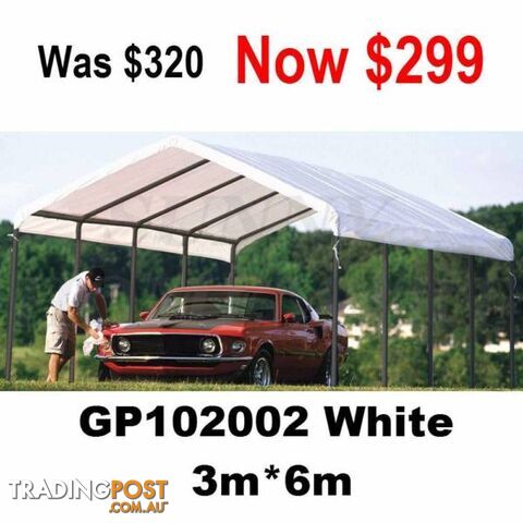 3*6m Gazebo Marquee Car Canopy Wedding Shade Market Tent