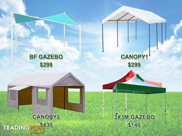 Outdoor furnitures umbrella gazebo canopy fence tent marquee
