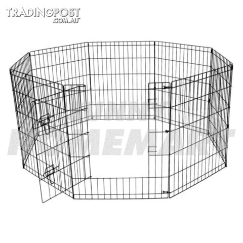30" Exercise Enclosure PlayPen Dog Puppy Rabbit Cage Run Fence - photo 2 of 6