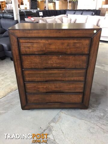 BOULDER 5 DRAWER TALLBOY - photo 3 of 5